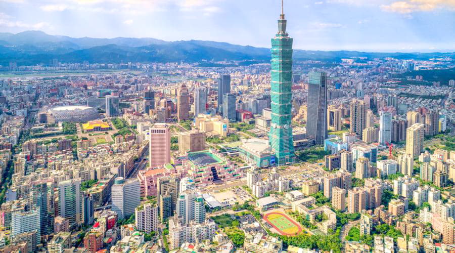 Unsere Autovermietung bietet eine vielfältige Auswahl an Fahrzeugen in der Stadt Taipeh.